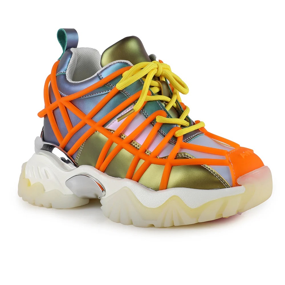 💙💖 Anthony Wang Acerola 01 Multicolor Chunky Sneakers
